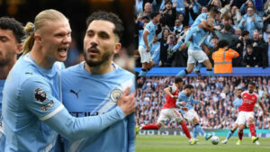Manchester City Edge Arsenal 2-1 As Haaland Fires Title Charge