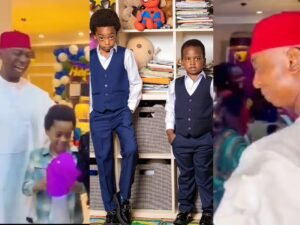 Ned Nwoko Celebrates Sons Moon And Khalifa’s Birthdays In Regina Daniels’ Absence