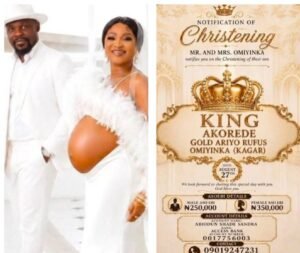Baba Ijesha, Wife Set August 27 For Baby’s Naming Ceremony, Peg Aso Ebi At ₦350,000