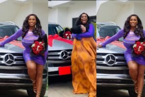 Damilola Oni Celebrates As She Unveils New Car